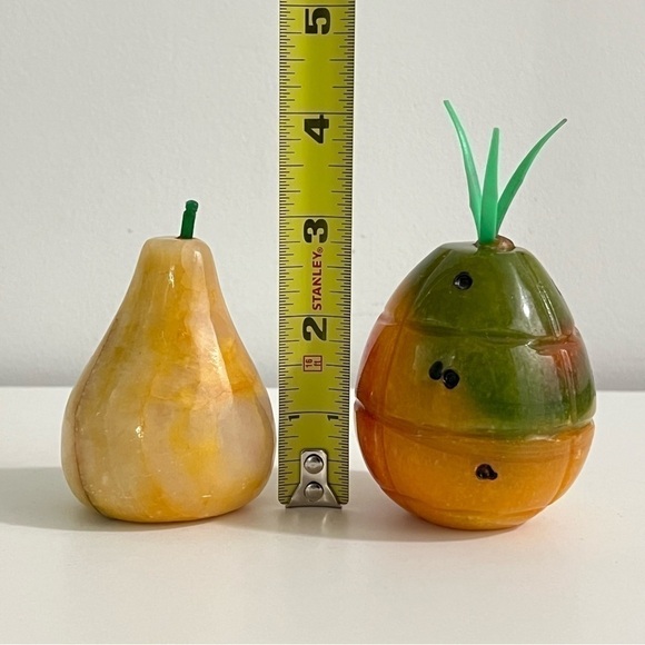 Set of 2 Stone Decorative Fruits - Picture 5 of 5